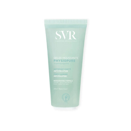 SVR Physiopure, Gel spumant pentru spălarea feței, 200 ml