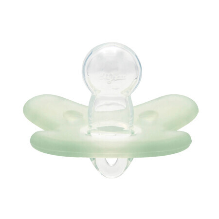 Canpol Babies, sucette apaisante, 100% silicone, symétrique, verte, 24/002, 6-12 mois, 1 pièce