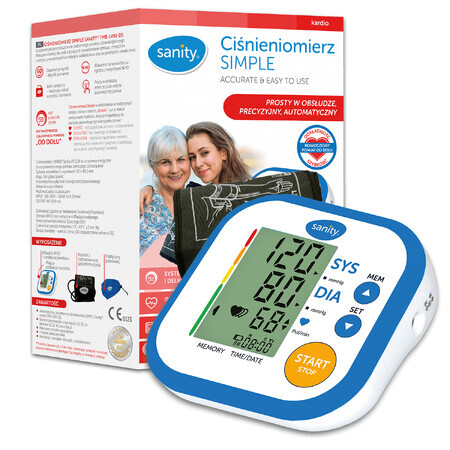 Sanity Simple TMB-1491-DS, automatisches Oberarm-Blutdruckmessgerät
