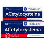 Acetylocysteina, 10 tabletek