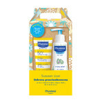 Mustela Sun Summer Time set, leche solar, FPS 50+, 100 ml + leche corporal, 300 ml