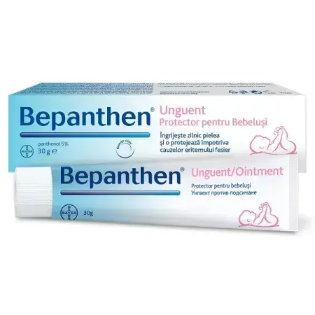 Unguento per dermatite da pannolino Bepanthen, 30 g, Bayer