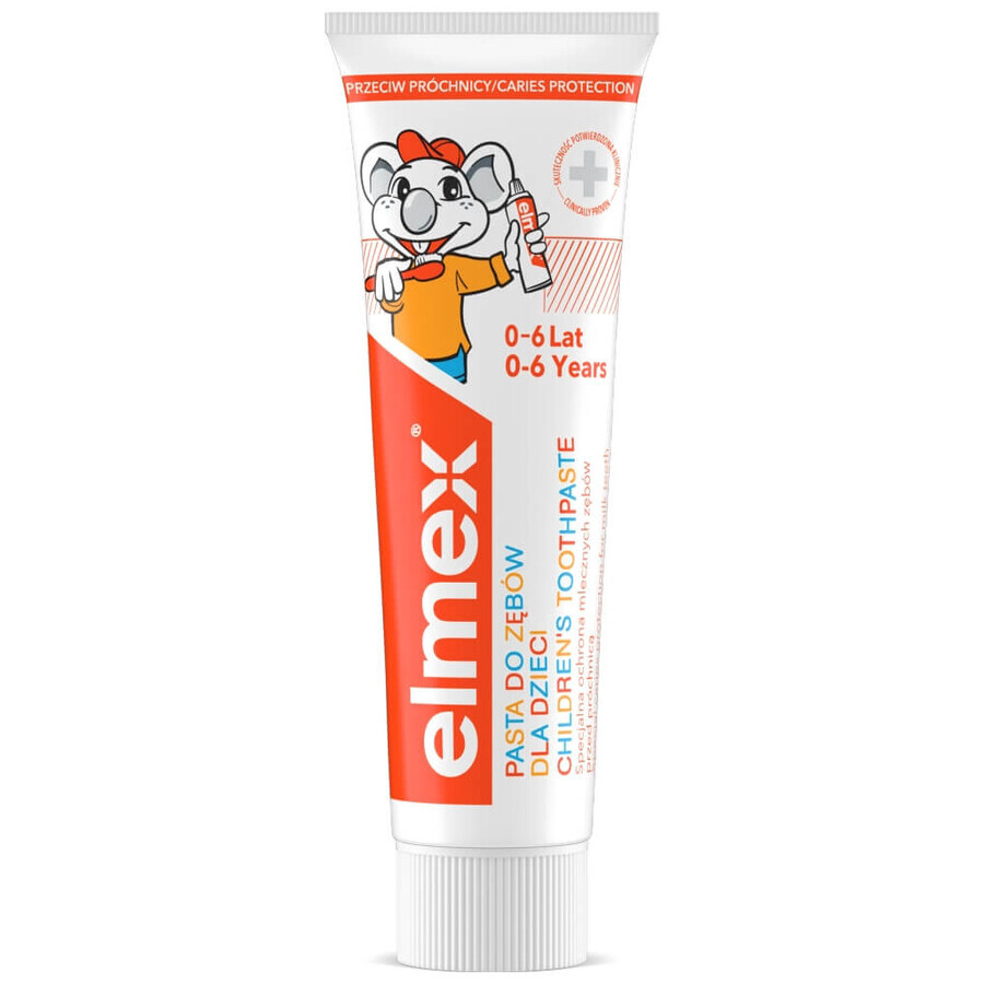 Elmex, dentifrice pour enfants 0-6 ans, avec fluor, 50 ml EMBALLAGE CONTAMINE