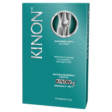 Kinon, vitamine K2-MK7 de natto 75 μg, 30 comprimés SHORT DATE