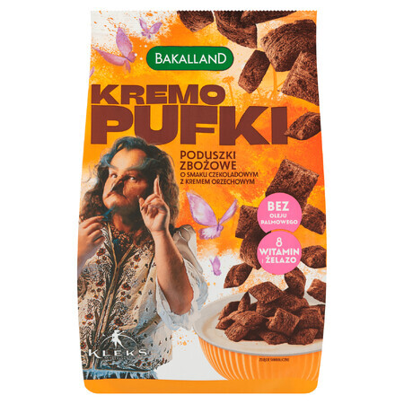 Bakalland Kremo Puffs Frühstückscerealien, Blob, 200 g SHORT DATE