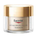 Eucerin Hyaluron Filler + Elasticity, crème de nuit anti-rides raffermissante avec Thiamidol, 50 ml