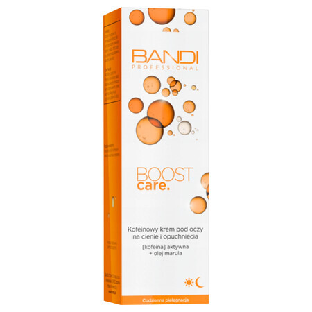 Bandi Professional Boost Care, Koffeinhaltige Augencreme gegen Augenringe und Schwellungen, 14 ml