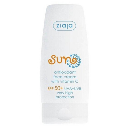 Crème de jour antioxydante avec vitamine C et SPF 50, 50 ml, Ziaja Sun