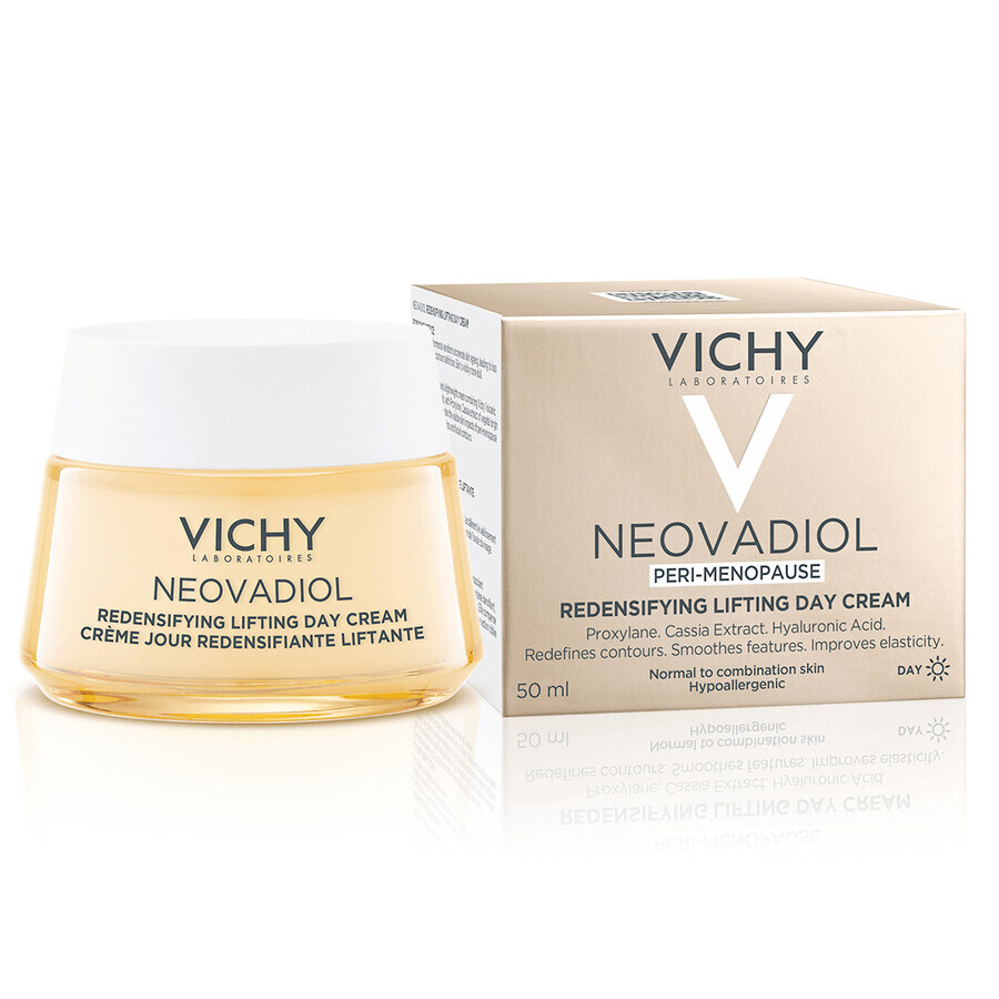 Vichy Neovadiol Tagescreme mit aufpolsternder und rückfettender Wirkung für normale bis Mischhaut Peri-Menopause, 50 ml