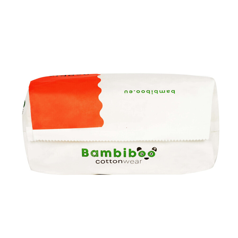 Bambiboo Cottonwear, biologisch katoenen wegwerpluiers, Junior, maat 5, 12-17 kg, 28 stuks