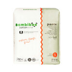 Bambiboo Cottonwear, pannolini usa e getta in cotone biologico, Junior, taglia 5, 12-17 kg, 20 pz.