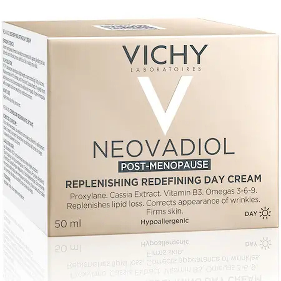 Vichy Neovadiol Lipid-Replenishing und Redefining Tagescreme Post-Menopause, 50 ml