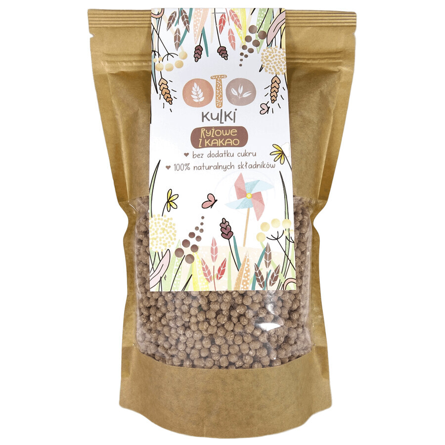 OtoLandia OTO Boules de riz au cacao, céréales pour le petit-déjeuner, 150 g