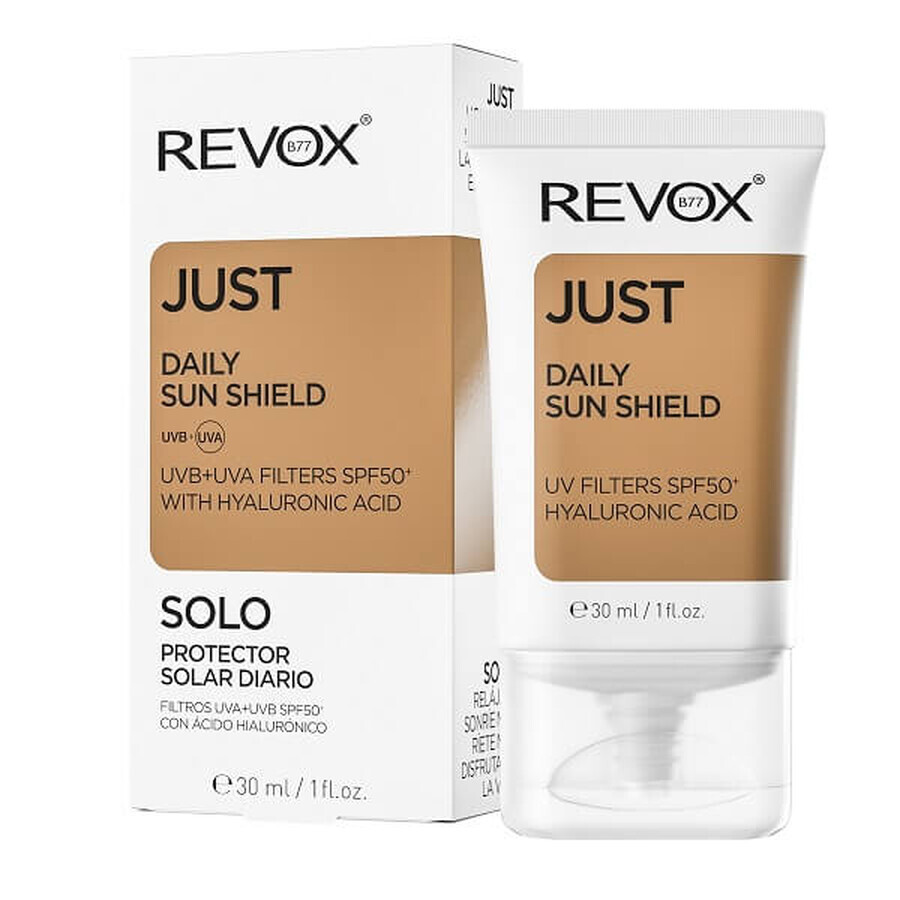 Crema da giorno per la protezione solare con acido ialuronico SPF 50, 30 ml, Revox recensioni