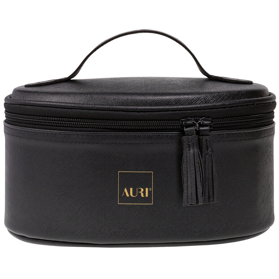 Inter-Vion Auri Chad, estuche para cosméticos, ovalado, talla L, negro