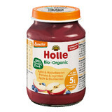 Holle Dessert Apfel und Heidelbeere BIO, nach 5 Monaten, 190 g