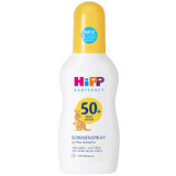 HiPP Babysanft, lotion solaire, spray, SPF 50+, 150 ml