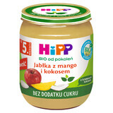 HiPP Fruit Bio, pomme avec mangue et noix de coco, après 5 mois, 160 g