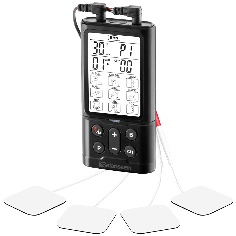 Balanssen, electrostimulator 3-in-1, TENS, EMS, masaj, 1 buc