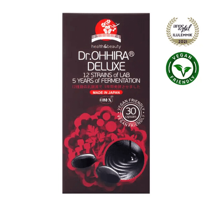 Dr. Ohhira Deluxe Complex of 12 Lactic Acid Bacterial Strains, 30 gélules