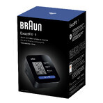 Braun ExactFit 1 BUA5000, tensiomètre automatique pour le bras avec brassard de 22 à 42 cm, noir