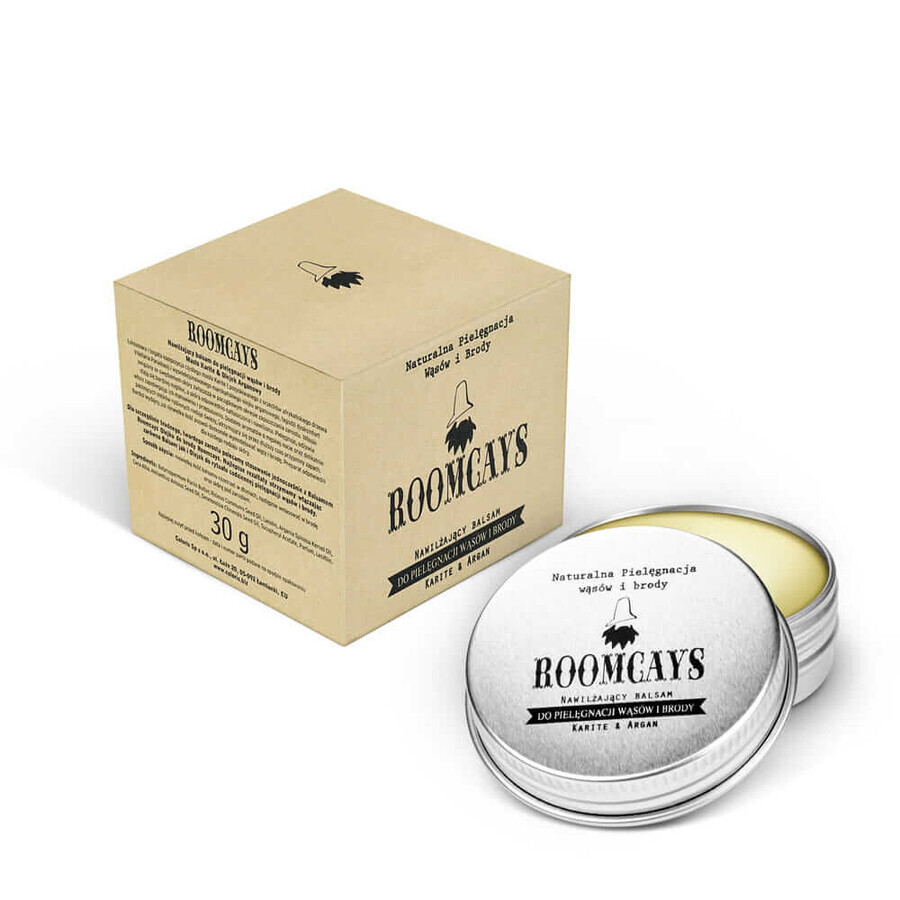 Roomcays, baume hydratant pour la barbe, 30 ml