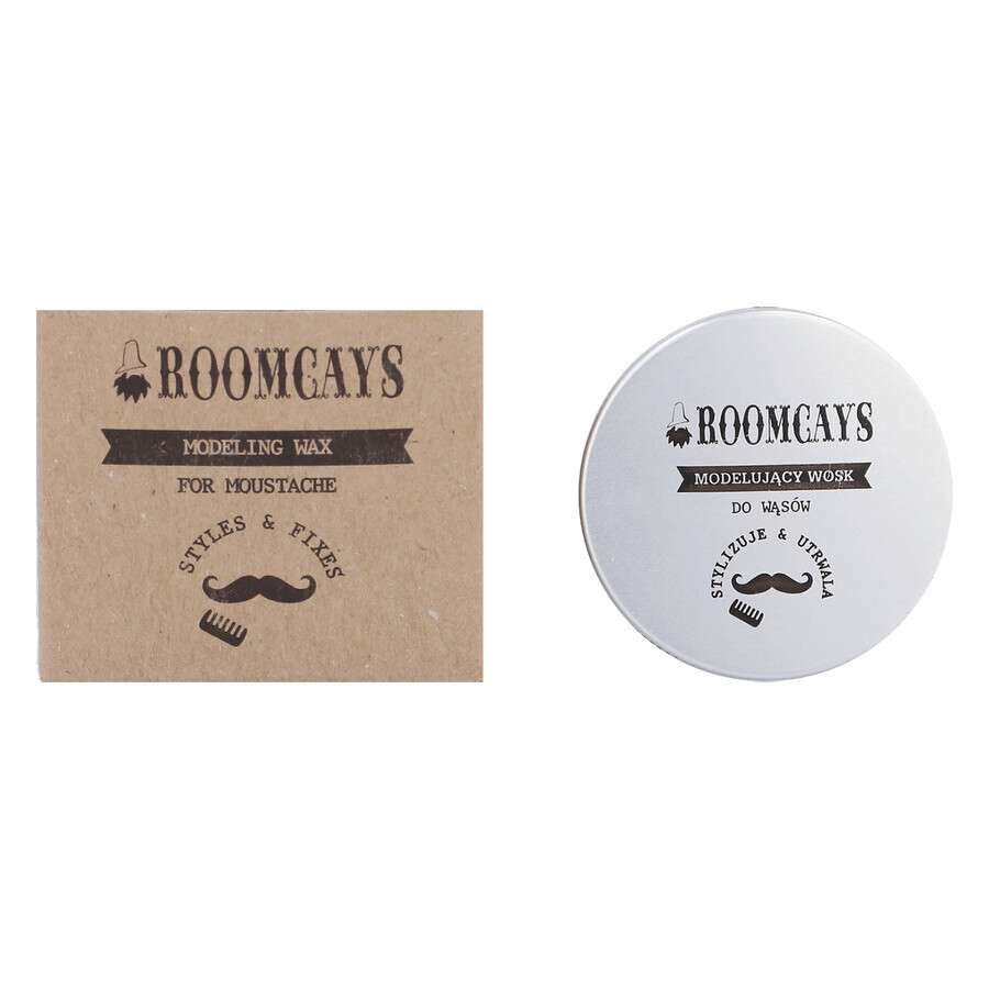 Roomcays, cire à moustache, 30 ml