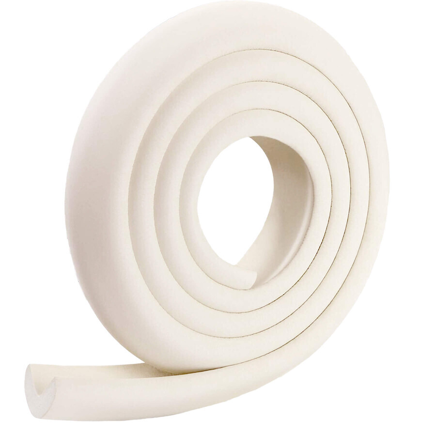 Sipo, foam tape to protect sharp edges, ecru, 2 meters