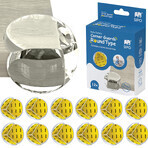 Sipo, corner protection set, round, 12 pieces