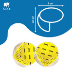 Sipo, corner protection set, round, 12 pieces