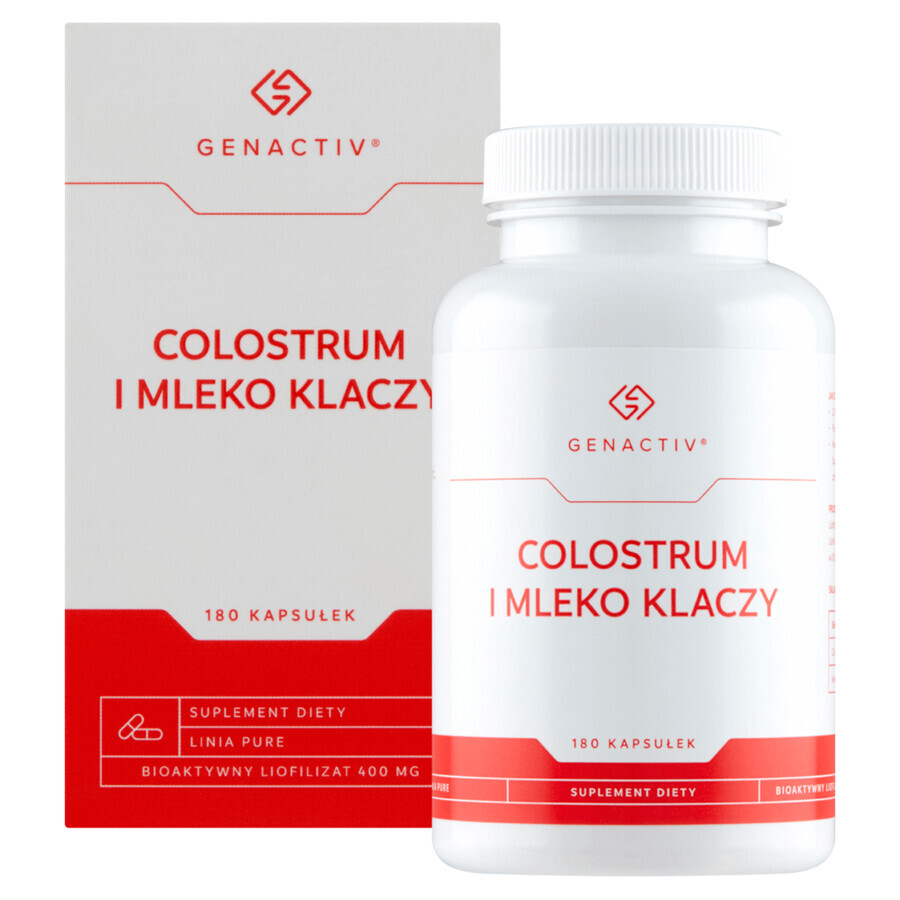 Genactiv Colostrum et lait de jument, 180 gélules