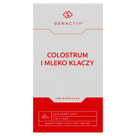 Genactiv Colostrum et lait de jument, 180 gélules