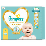 Pampers Premium Care, pañales, talla 2, 4-8 kg, 136 piezas