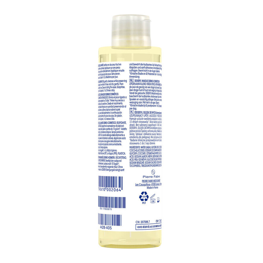 Dexeryl, huile lavante pour le corps, 200 ml