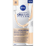 Nivea Hyaluron Cellular Filler 3in1, sérum-primer, couleur claire, 30 ml