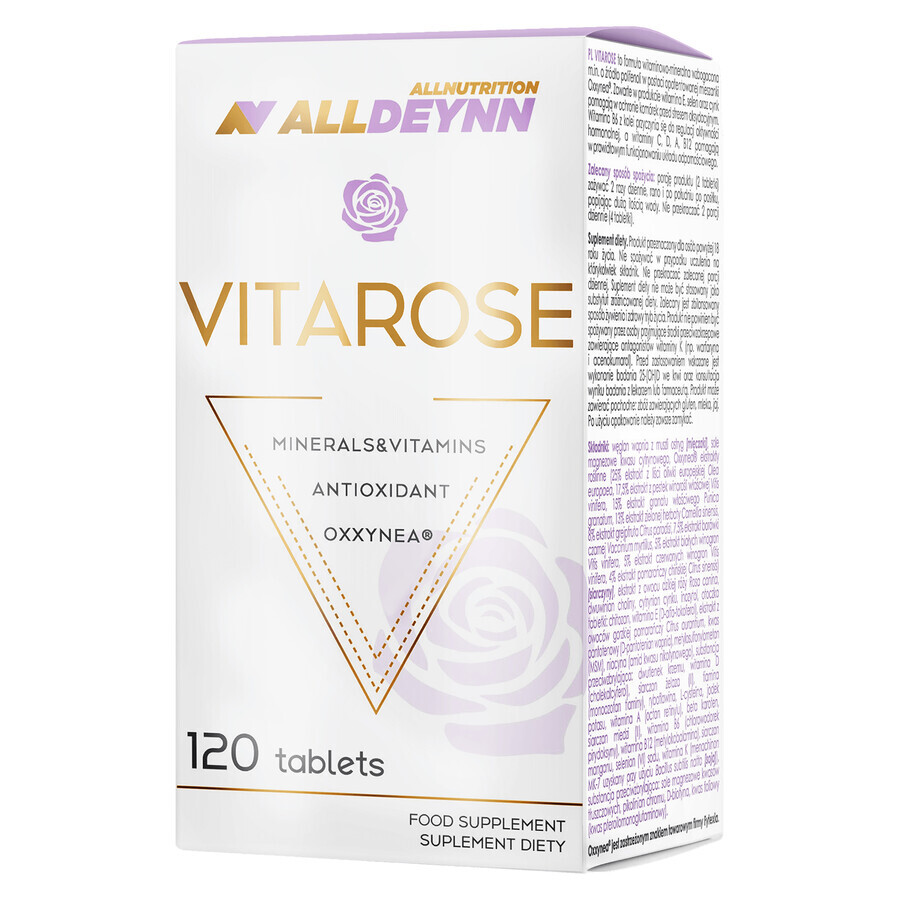 Allnutrition Alldeynn VitaRose, 120 comprimés