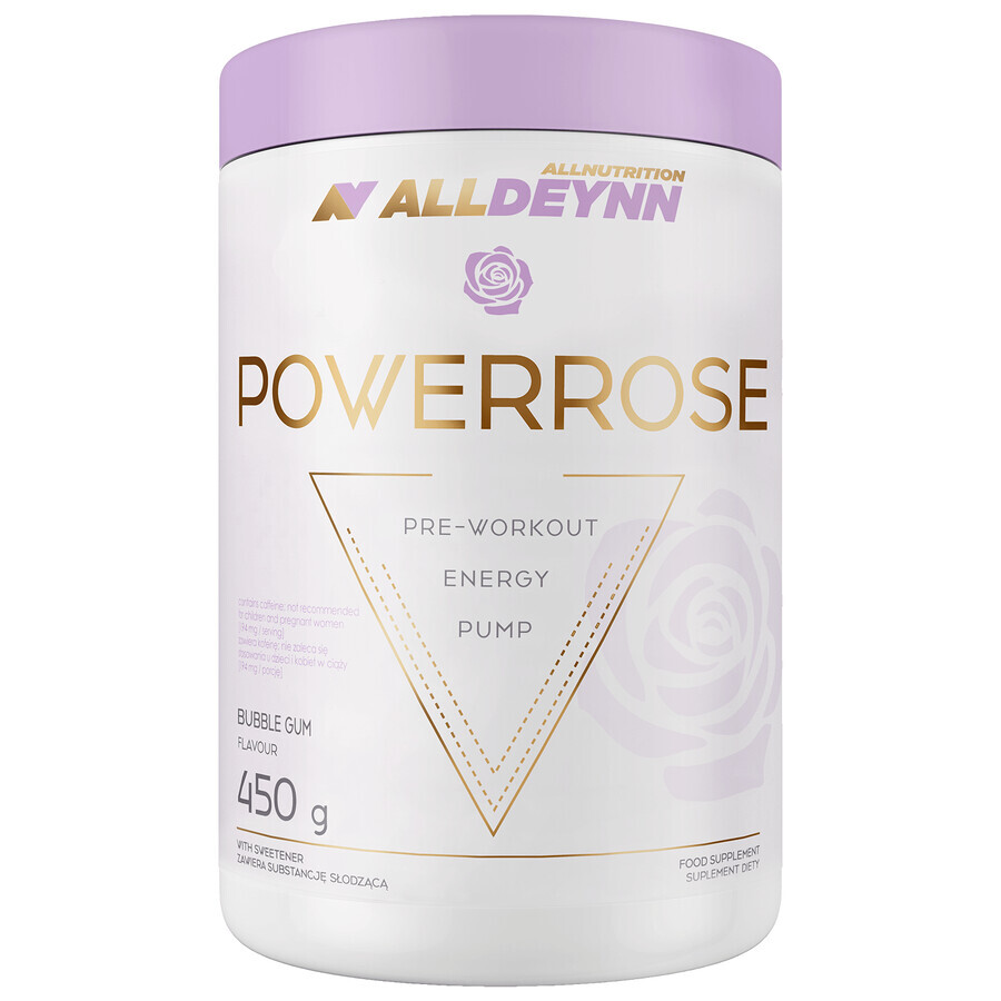 Allnutrition Alldeynn PowerRose Bubble Gum Flavor 450g