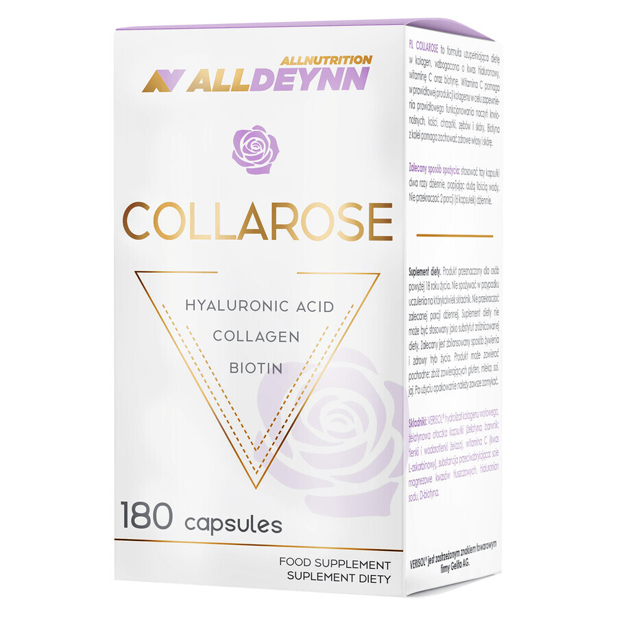 Allnutrition Alldeynn CollaRose, 180 gélules