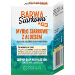 Barwa Siarkowa, savon au soufre et à l'aloe vera, soin anti-acné, 100 g