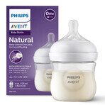 Avent Natural Response, biberon avec tétine réactive, débit 2, SCY900/01, dès la naissance, 125 ml 