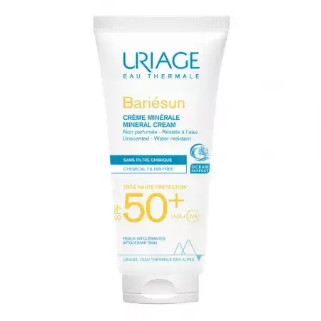 Crème solaire minérale avec SPF 50+ Bariesun, 100 ml, Uriage