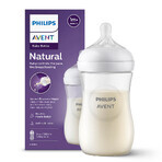 Avent Natural Response, Flasche mit ansprechendem Sauger, Durchfluss 3, SCY903/01, nach 1 Monat, 260 ml 