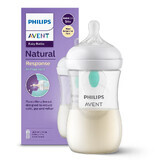 Avent Natural Response Reactive Teat Bottle with AirFree Valve Flow 3 SCY673/01 After 1 Month 260ml