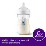 Avent Natural Response, fles met responsieve speen, koala, flow 3, SCY903/67, na 1 maand, 260 ml 