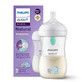 Avent Natural Response, biberon avec t&#233;tine r&#233;active, avec valve AirFree, &#233;l&#233;phant, d&#233;bit 3, SCY673/81, apr&#232;s 1 mois, 260 ml