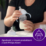 Avent Natural Response, gobelet d'entraînement avec tétine réactive, SCF263/61, après 6 mois, 125 ml