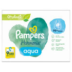 Pampers Harmonie Aqua, wet wipes, 9 x 48 pcs