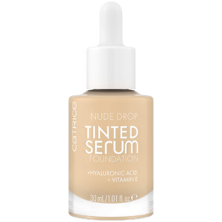 Catrice Nude Drop Tinted Serum Foundation, feuchtigkeitsspendendes Foundation-Serum, 004N, 30ml