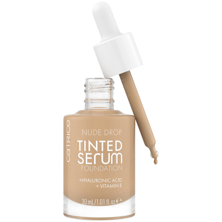 Catrice Nude Drop Fond de teint sérum teinté, fond de teint hydratant-sérum, 030C, 30ml