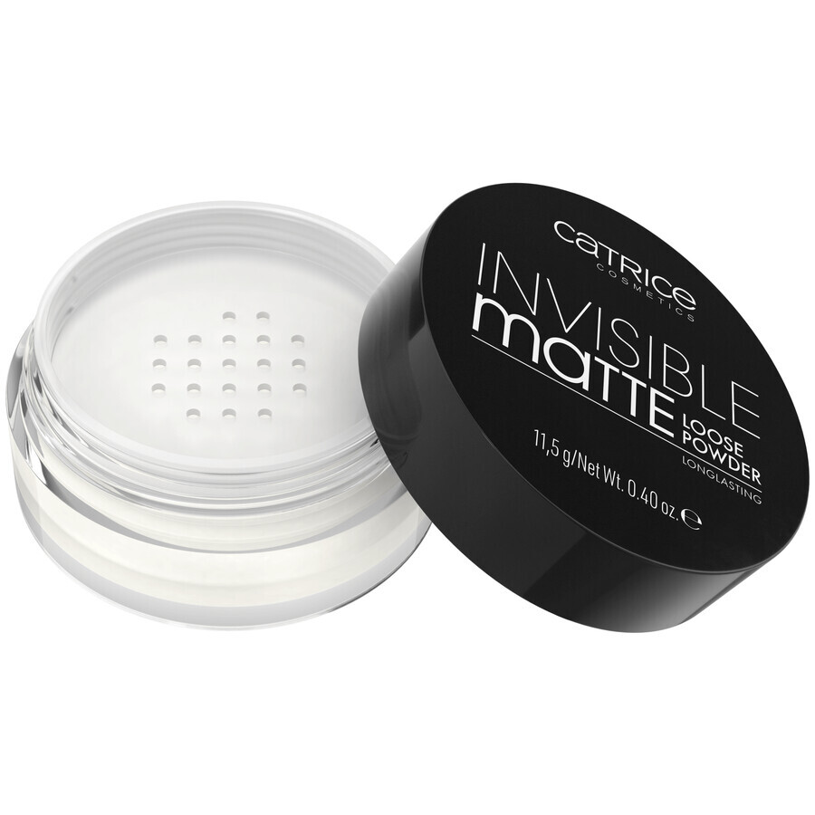 Catrice Invisible Matte, poudre libre matifiante, transparente, 11,5 g